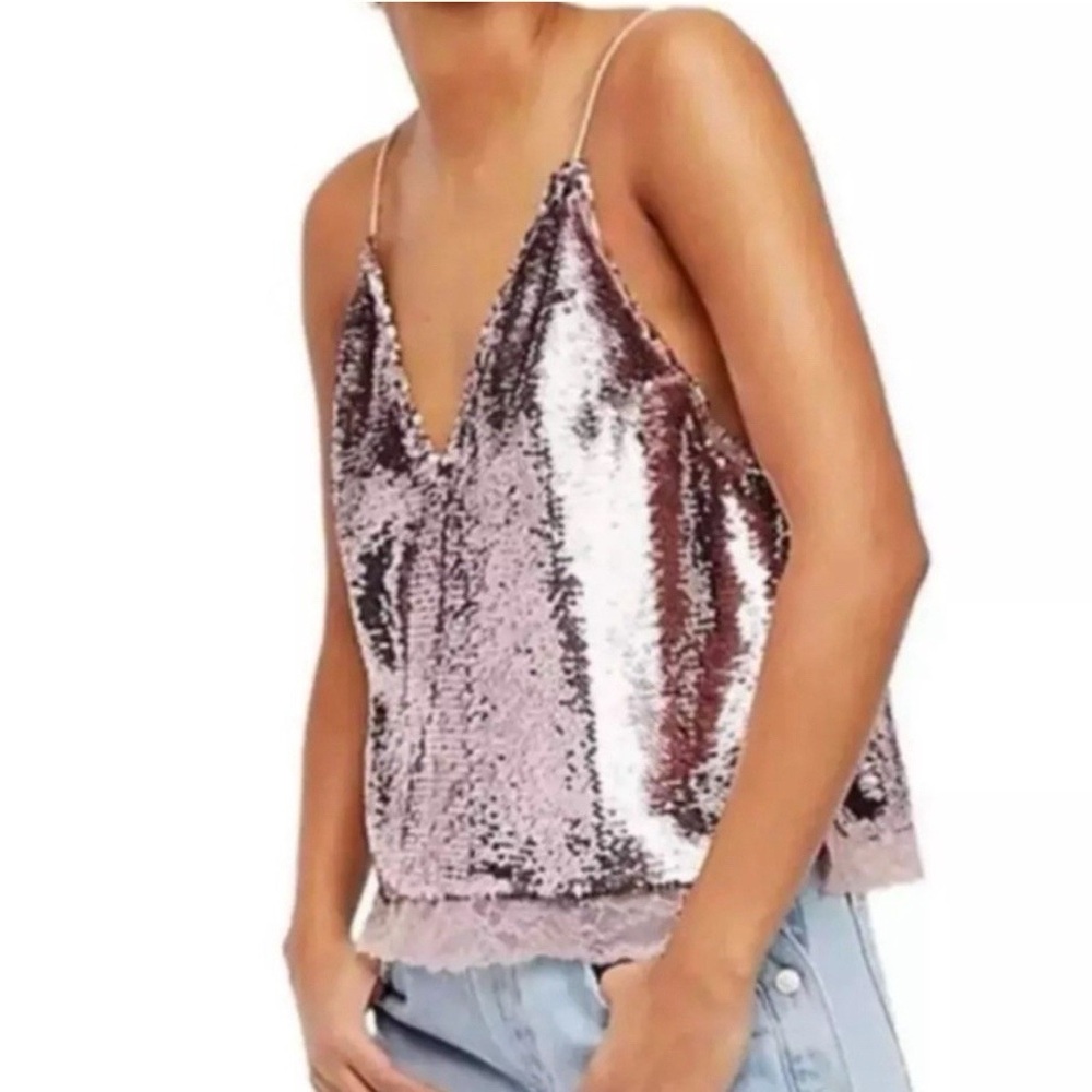 Intimately Free People Swingin Sequin Tank